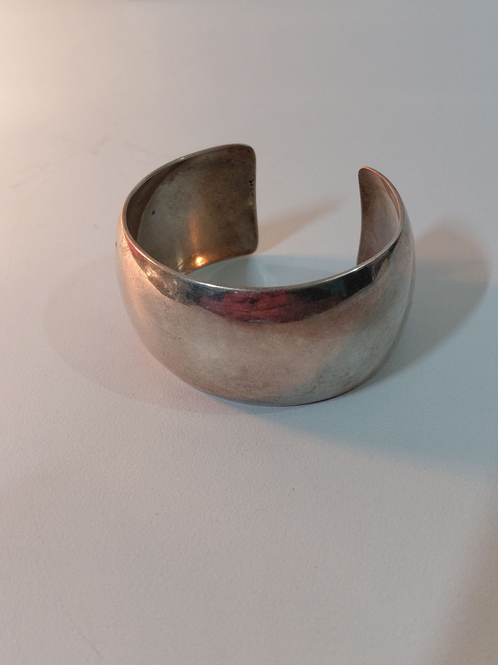 Vintage Sterling Silver Wide Cuff